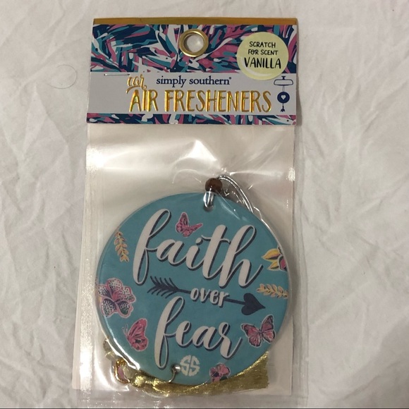 Simply Southern Accessories - 5/$25 Simply Southern Car Air Fresheners Faith